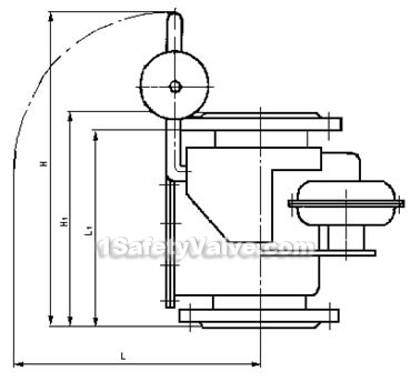 Air, gas safety valve constructral diagram