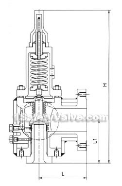 Sleeve insulation safety valve constructral diagram